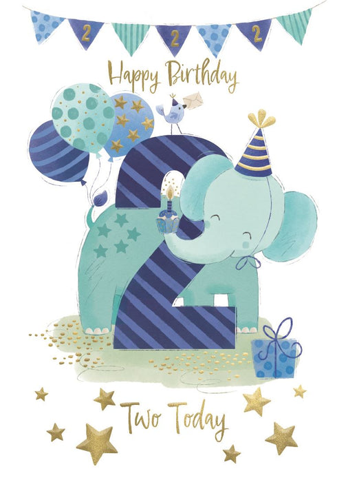 ICG  'Happy Birthday 2 Two Today' Birthday Card