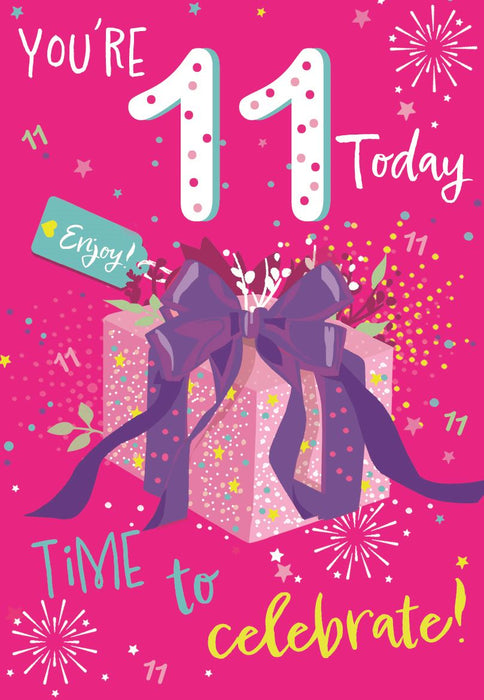ICG  'You're 11 Today' Birthday Card