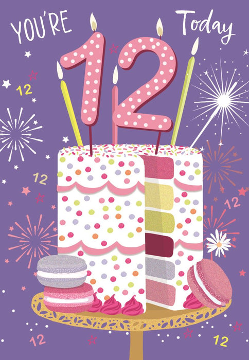 ICG  'You're 12 Today' Birthday Card