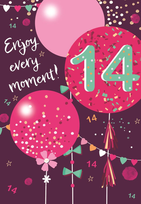 ICG  '14 Enjoy Every Moment' Birthday Card