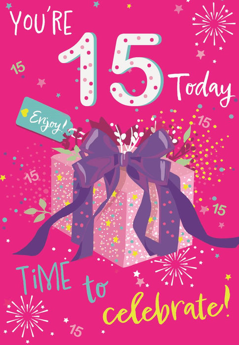 ICG  'You're 15 Today' Birthday Card