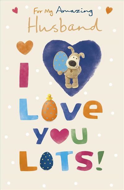 UKG 'For My Amazing Husband' Easter Card