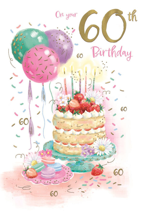 ICG 'On Your 60th Birthday' Birthday Card