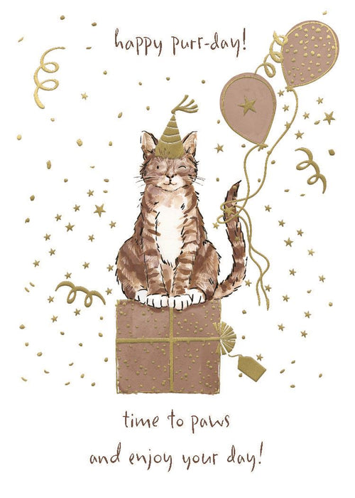 ICG  'Happy Purr-Day' Birthday Card