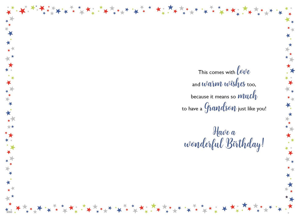 ICG 'For A Brilliant Grandson' Birthday Card