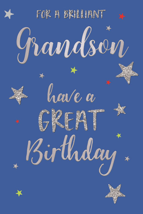 ICG 'For A Brilliant Grandson' Birthday Card