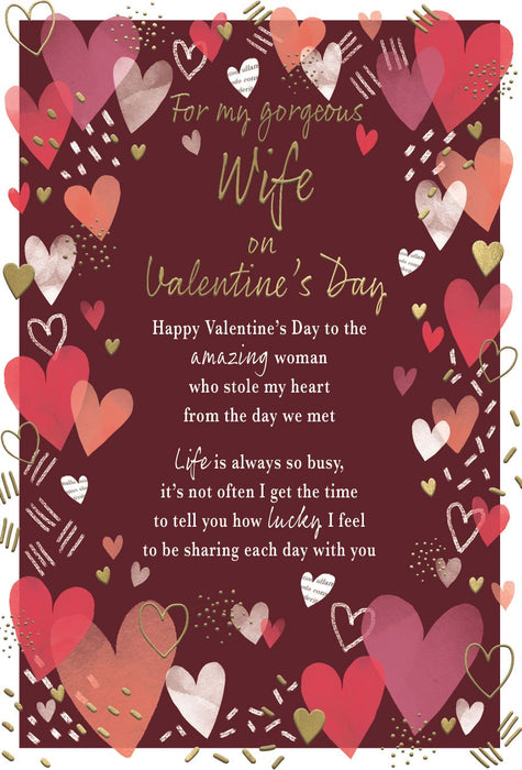 ICG 'For My Gorgeous Wife' Valentine Card