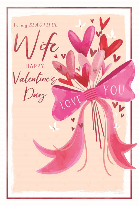 ICG 'To My Beautiful Wife' Valentine Card