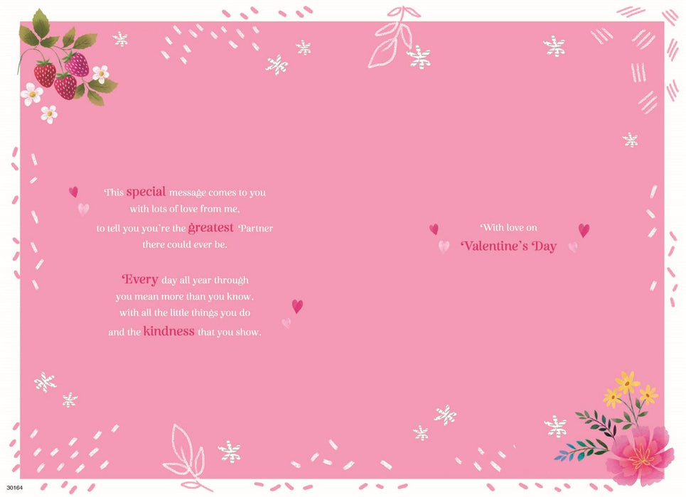 ICG 'To My Wonderful Partner' Valentine Card