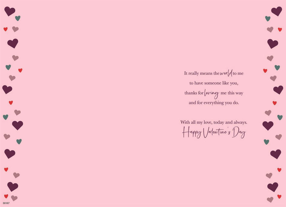 ICG 'For The Wonderful Man In My Life' Valentine Card