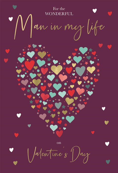 ICG 'For The Wonderful Man In My Life' Valentine Card