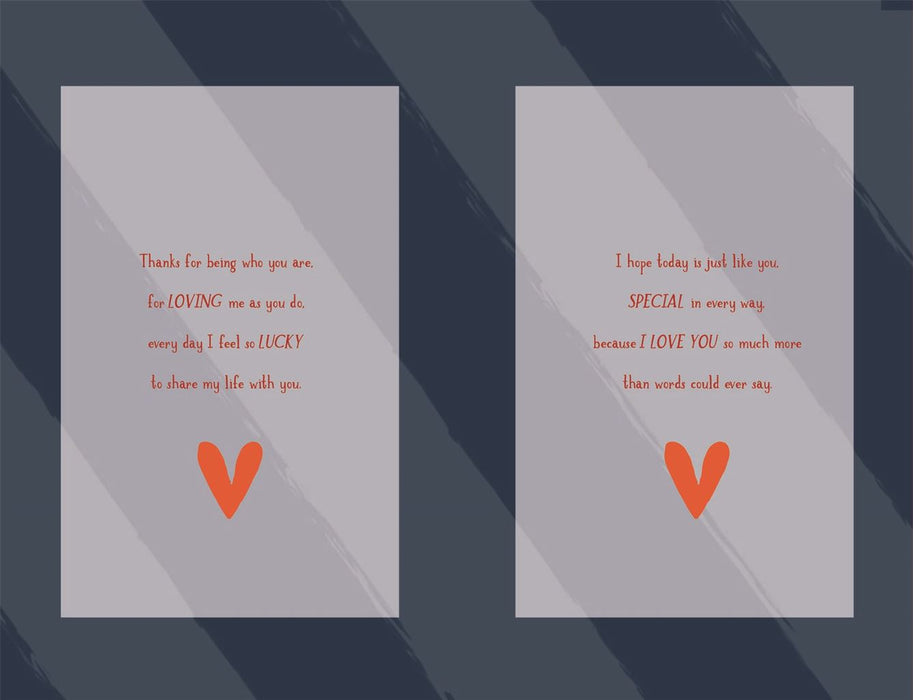 ICG 'For My Husband' Valentine Card