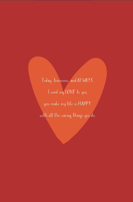 ICG 'For My Husband' Valentine Card