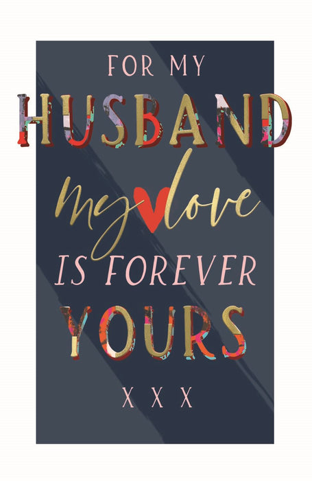 ICG 'For My Husband' Valentine Card