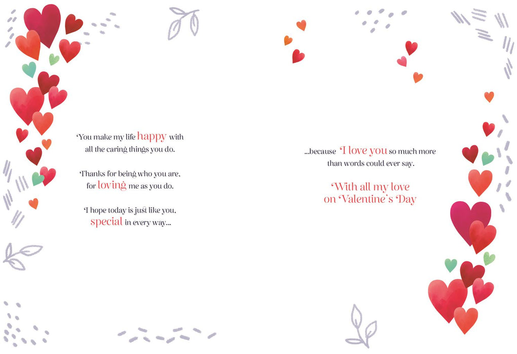 ICG 'To My Wonderful Husband' Valentine Card