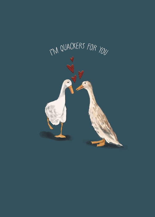 ICG 'I'm Quackers For You' Valentine Card