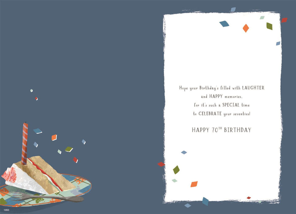 ICG 'For A Special Friend On Your 70th Birthday' Birthday Card