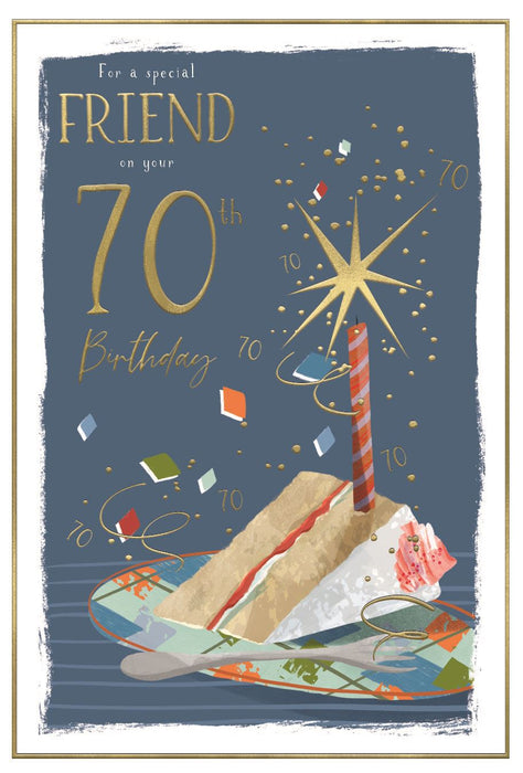 ICG 'For A Special Friend On Your 70th Birthday' Birthday Card