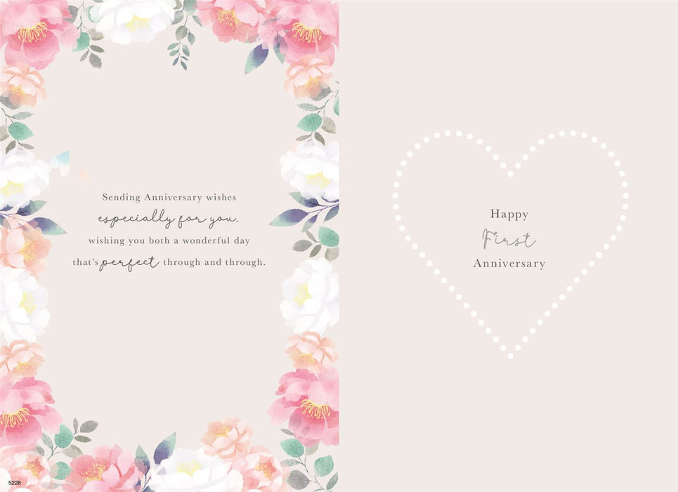 ICG 'To A Wonderful Daughter & Son In Law' Anniversary Card