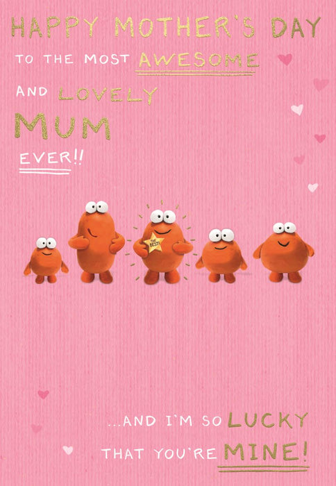 ICG 'To The Most Awesome And Lovely Mum' Mother's Day Card