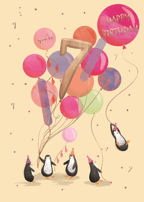 ICG  'You're 7' Birthday Card