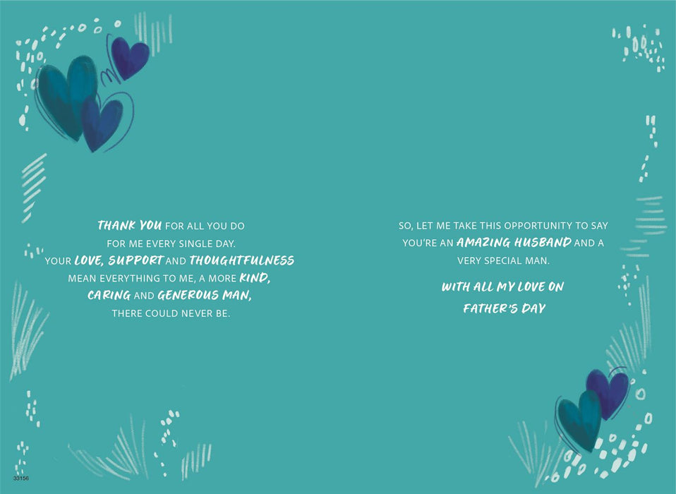ICG 'For A Wonderful Husband' Fathers Day Card