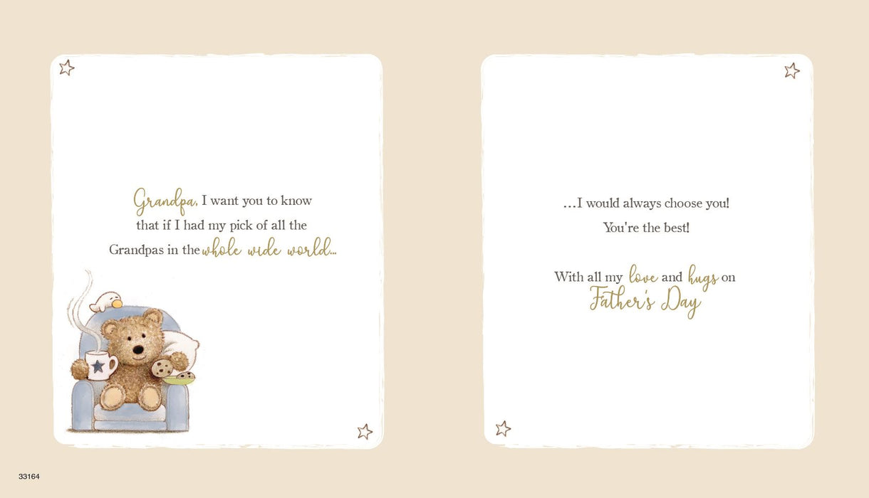 ICG 'For A Wonderful Grandpa' Fathers Day Card