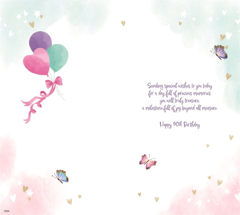 ICG 'Happy 90th Birthday' Birthday Card