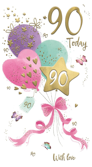 ICG 'Happy 90th Birthday' Birthday Card