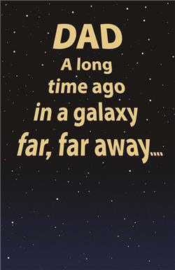 UKG 'Dad A Galaxy Far Away' Father's Day Card