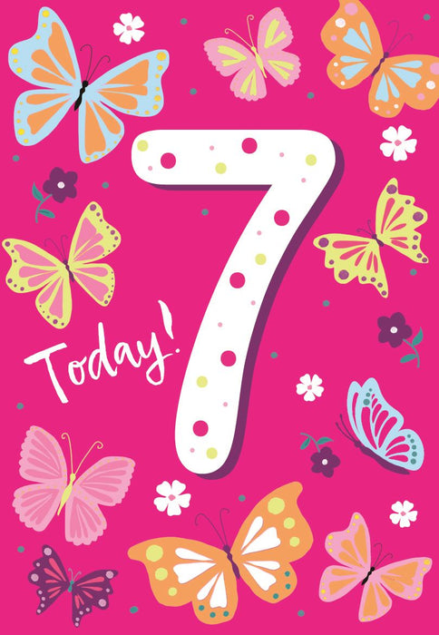 ICG  '7 Today ' Birthday Card