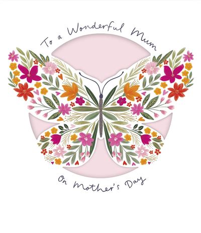 UKG 'To A Wonderful Mum' Mother's Day Card
