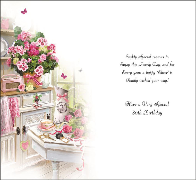 Jonny Javelin '80th Birthday' Birthday Card