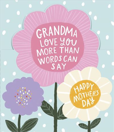 UKG 'Grandma Love You More Than Words' Mother's Day Card