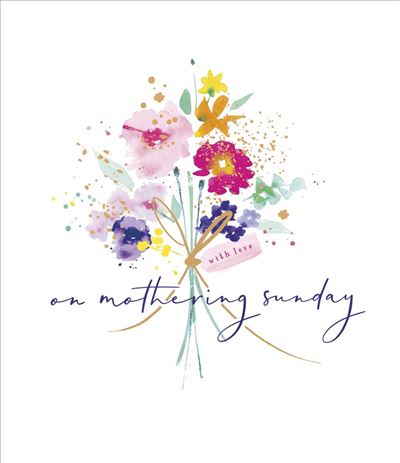 UKG 'On Mothering Sunday' Mother's Day Card