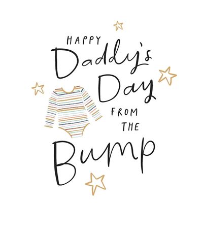 UKG 'Happy Daddy's Day From The Bump' Father's Day Card
