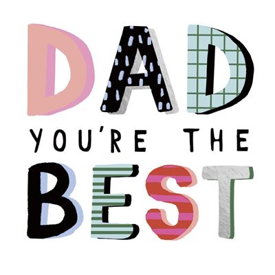 UKG 'Dad You're The Best' Father's Day Card