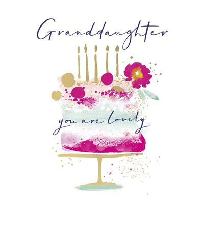 UKG 'Granddaughter You Are Lovely' Birthday Card