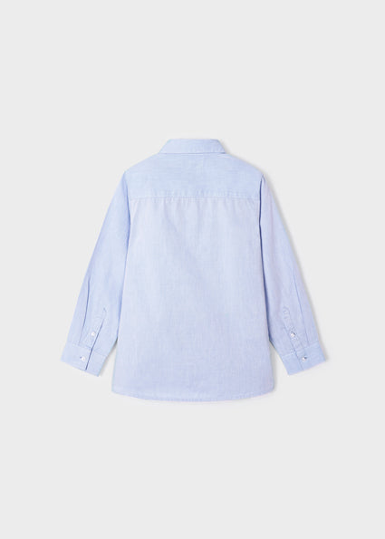 Mayoral Boys Long Sleeved Shirt Light Blue