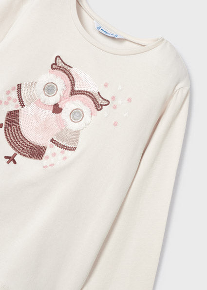Mayoral Girls Owl T-Shirt
