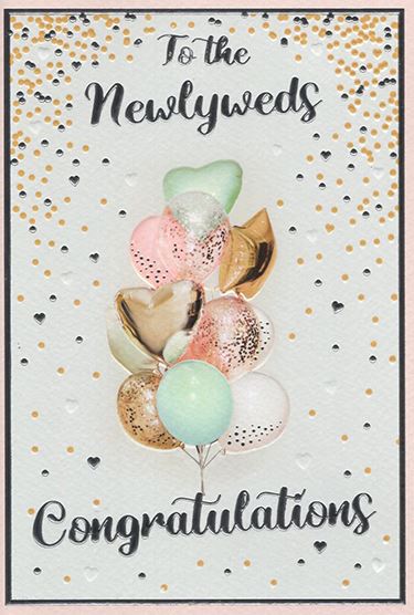 ICG 'To The Newlyweds Congratulations' Wedding Card
