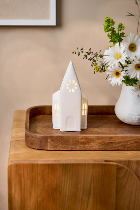 Räder Embossed Small Church Tealight Light House