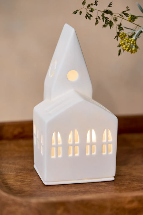 Räder Embossed Small Church Tealight Light House