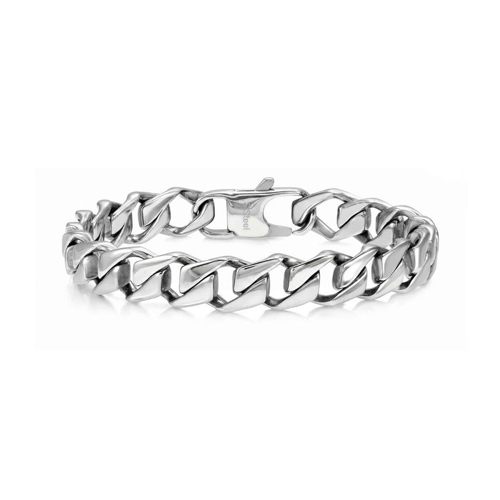 Nomination Bold Steel Medium Silver Bracelet