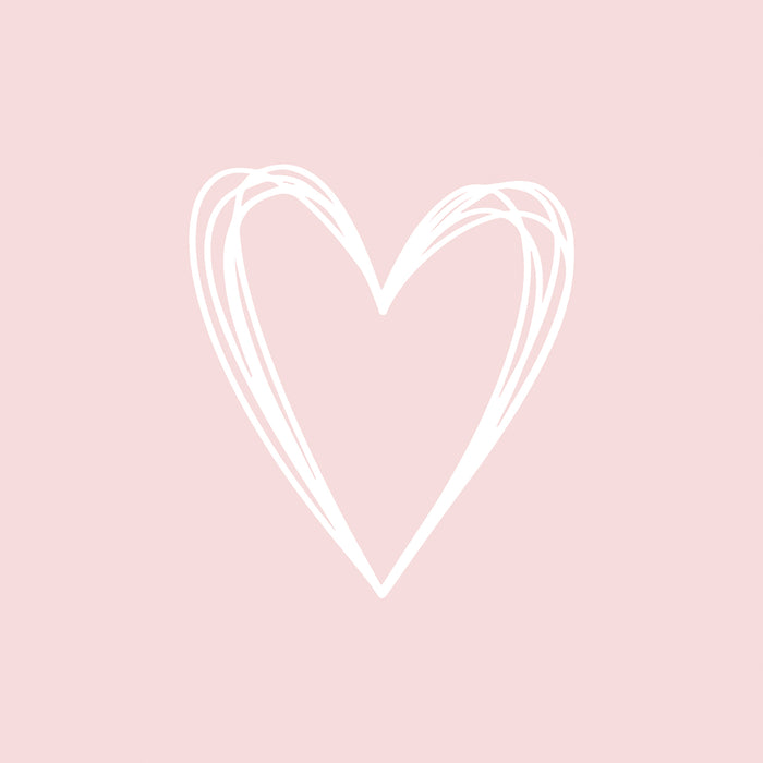 Pure Heart Rose Napkins 33x33cm