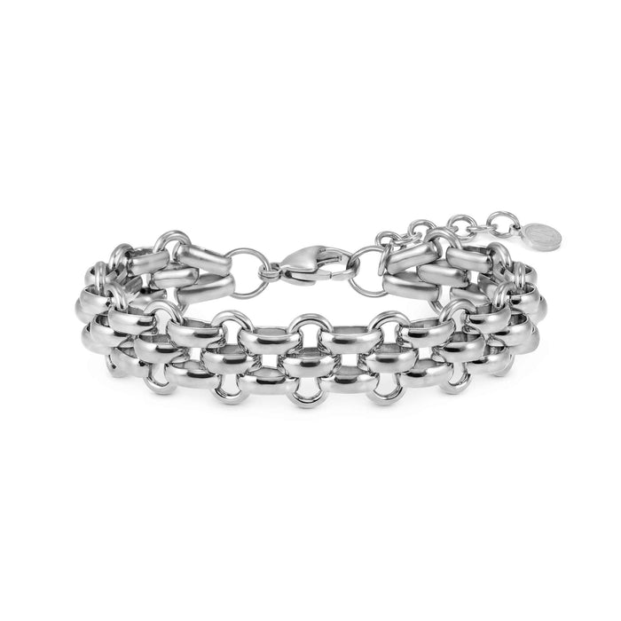 Nomination Wear & Style Curved Link Silver Bracelet