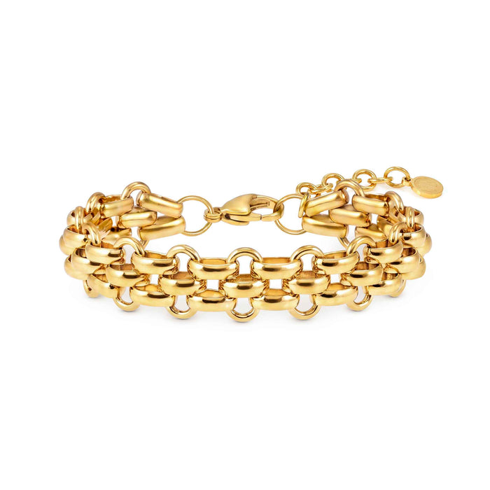 Nomination Wear & Style Curved Link Gold Bracelet