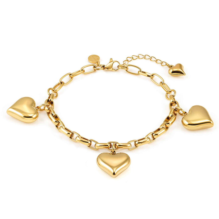 Nomination Wear & Style Pendant Heart Gold Bracelet