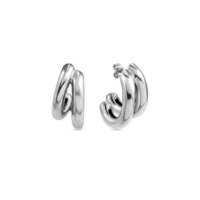 Nomination Wear & Style Double Strand Silver Earrings