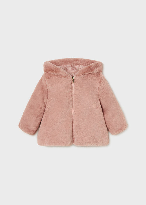 Mayoral Baby Girl Reversible Jacket Blush Pink